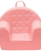 New Baby Fotoliu din burete hearts pink