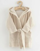 New Baby Halat de baie pentru copii marime 104110 din bumbac beige