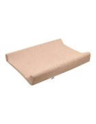 New Baby Husa pentru saltea de infasat 50x70 cm cu banda elastica bumbac terry beige