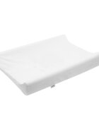 New Baby Husa pentru saltea de infasat 50x70 cm cu banda elastica Bumbac terry white