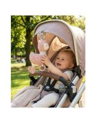 New Baby Jucarie interactiva Lama pentru atasare la patut sau carucior dezvolta abilitatile motorii include si jucarie pentru dentitie fara BPA 0 luni+