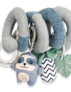 New Baby Jucarie interactiva spirala Lenes pentru patut sau carucior fara BPA 0 luni+ multicolor