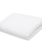 New Baby Paturica bebe 70x100 cm din muselina 100 bumbac alb