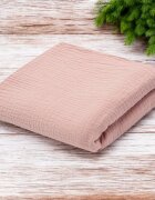 New Baby Paturica bebe 70x100 cm din muselina pink