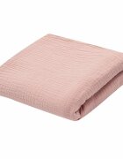 New Baby Paturica bebe 70x100 cm din muselina pink