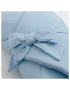 New Baby Paturica de infasat din muselina 100 bumbac 75x75 cm blue
