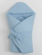 New Baby Paturica de infasat din muselina 100 bumbac 75x75 cm blue