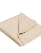 New Baby Paturica moale bebe 75x100 cm bumbac 0 luni+ Beige