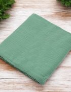 New Baby Paturica moale bebe cu multiple intrebuintari 60x60 cm din bumbac Green