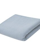 New Baby Paturica pentru bebelusi Grey din muselina bumbac 70x100 cm
