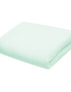 New Baby Paturica pentru bebelusi Mint din muselina bumbac 70x100 cm