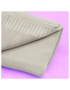 New Baby Paturica tricotata din bambus 80x100 cm beige