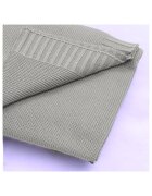 New Baby Paturica tricotata din bambus 80x100 cm grey