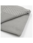 New Baby Paturica tricotata din bambus 80x100 cm grey