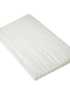 New Baby Perna oblica Basic din spuma cu husa detasabila 59x37 cm 0 luni+ White