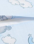 New Baby Pernuta inaltator Bear Blue din spuma poliuretanica husa detasabila din bumbac grosime 8 cm