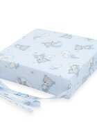 New Baby Pernuta inaltator Bear Blue din spuma poliuretanica husa detasabila din bumbac grosime 8 cm
