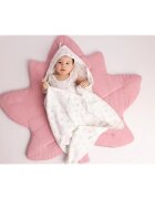 New Baby Prosop cu gluga Zoe din muselina 90x90 cm 0 luni+ multicolor