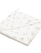 New Baby Prosop cu gluga Zoe din muselina 90x90 cm 0 luni+ multicolor