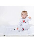 New Baby Saltea de infasat 50x70 0 luni+ I love mum and dad