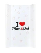 New Baby Saltea de infasat 50x70 0 luni+ I love mum and dad