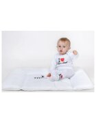 New Baby Saltea de infasat I love mum and dad 50x70 White