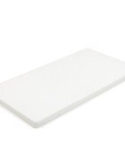 New Baby Saltea patut bebe basic din spuma cu husa detasabila 120x60x5 cm 0 luni+ white