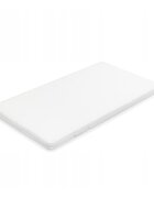 New Baby Saltea patut bebe din spuma si cocos cu husa detasabila din bumbac 90x40x7 cm alb