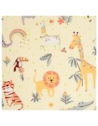 New Baby Saltea patut bebe Zoo din spuma cu husa detasabila 120x60x5 cm multicolor