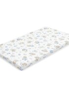 New Baby Saltea patut din spuma cu husa detasabila 120x60x6 cm blue Koala