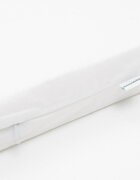 New Baby Saltea pentru patut Standard 120x60x7 cm spuma-cocos cu husa detasabila Alb