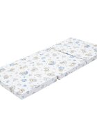New Baby Salteluta pliabila standard pentru patut din spuma 120x60x5 cm Koala Blue