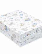 New Baby Salteluta pliabila standard pentru patut din spuma 120x60x5 cm Koala Blue