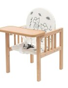 New Baby Scaun de masa 2 in 1 din lemn Jerry transformabil in masuta si scaun inaltime 93 cm