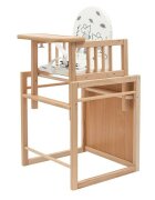 New Baby Scaun de masa 2 in 1 din lemn Jerry transformabil in masuta si scaun inaltime 93 cm