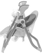 New Baby Scaun de masa 2 in 1 Smart grey