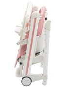 New Baby Scaun de masa Muka Dusty Pink 6-36 luni pliabil reglabil pe inaltime in 5 trepte reglare suport pentru picioare in 3 trepte greutate admisa 15 kg
