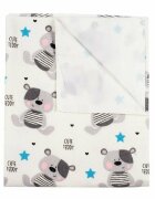 New Baby Scutec impermeabil din flanel 57x47 cm Cute Teddy