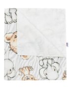 New Baby Scutec impermeabil din flanel cu multiple intrebuintari 57x47 cm Baby Zoo