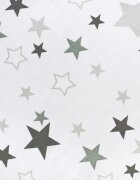 New Baby Set 3 piese Baby Nest cu paturica si pernuta Grey stars