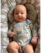 New Baby Set 3 piese Luxury Baby Nest cu doua fete cu paturica si pernuta in forma de inima Minky Heart Cloud