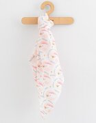 New Baby Set 3 scutece multifunctionale din bumbac 70x80 cm multicolor girl