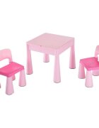 New Baby Set masuta si doua scaune cu parte reversibila Lego Duplo pink