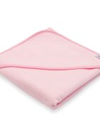 New Baby Set prosop cu gluga si manusa baie 80 x 80 cm basic pink