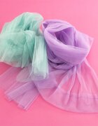 Nice Baldachin pentru copii Girabrilla Tenda dei Sogni cu lumini LED si tulle colorat