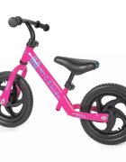 NICEkids Bicicleta fara pedale Nice Kids Pink 12 inch roti din spuma eva greutate redusa scaun si ghidon reglabile pe inaltime roti cu rulmenti
