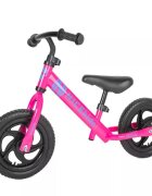 NICEkids Bicicleta fara pedale Nice Kids Pink 12 inch roti din spuma eva greutate redusa scaun si ghidon reglabile pe inaltime roti cu rulmenti