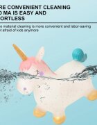 NICEkids Jumper gonflabil pentru copii cu pompa inclusa design dinamic Cute Unicorn