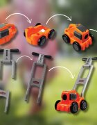 NICEkids Masina de tuns iarba cu baloane de sapun si rezerve Orange
