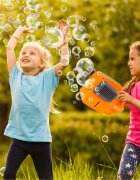 NICEkids Masina de tuns iarba cu baloane de sapun si rezerve Orange
